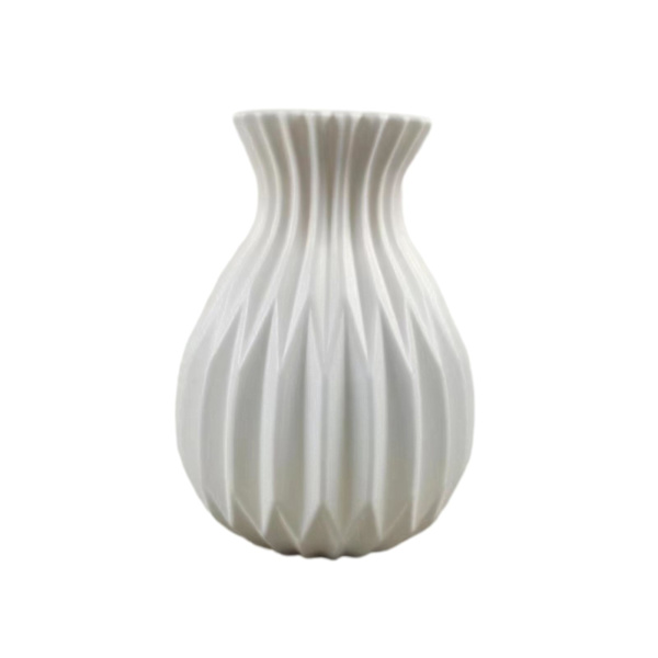 Blomstervase Elegant Blomsteroppsatser Vase Fint Håndverk Kreativ Blomsterpotte for Hjemmedekorasjon (FMY) White