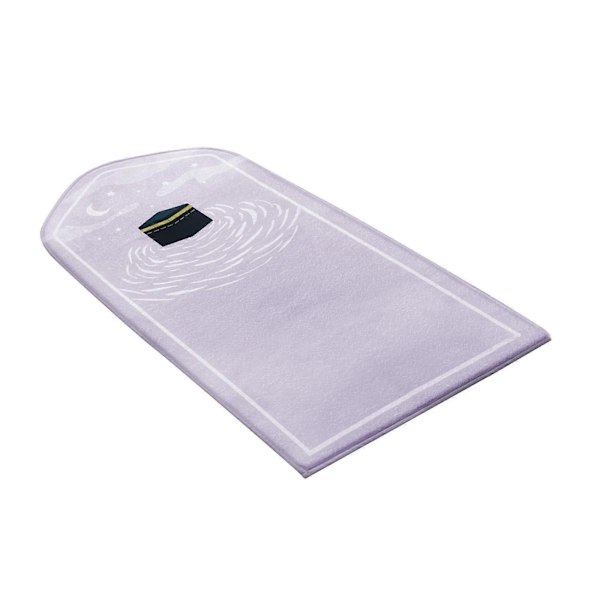 Rukousmatto Rukoileva Matto Polyesteri Koristeellinen Palvonta Polvistusmatto Paksu Lattiamatto Pehmeä Rukousmatto Islamilainen Muslimi Rukousmatto (FMY) Violet 50cmx90cm