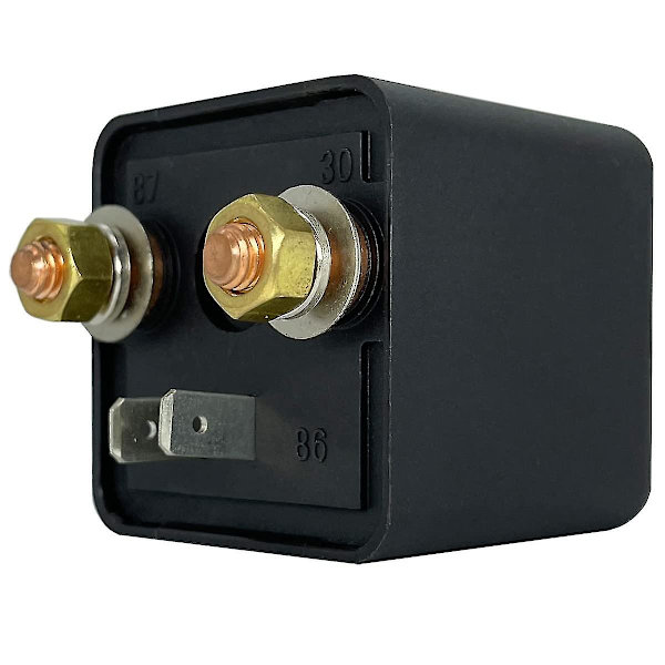 Relé 200a, 12v relé for kontinuerlig drift, 4-pinns startrelé, Spst relé for høy strøm og høy effekt, på/av-kontrollrelé, splittladningsrelébryter (FMY)