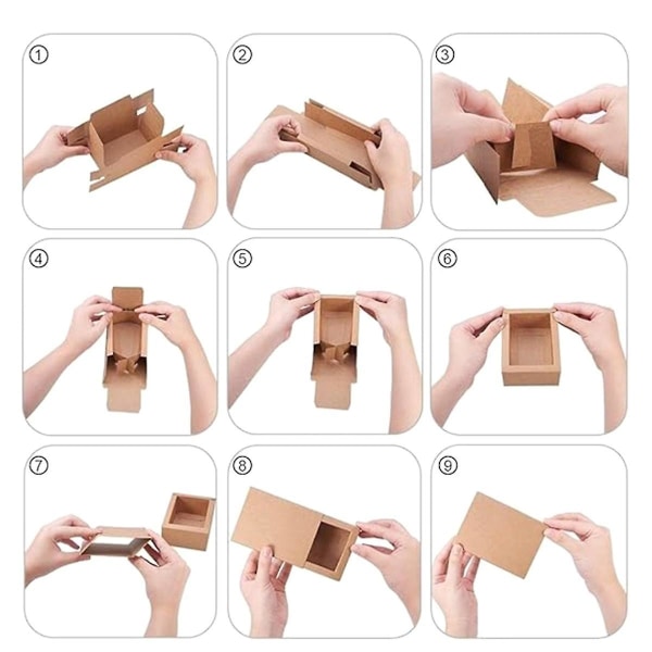 25 stykker Macaron-bokser med gjennomsiktig utstillingsvindu Macarons-beholder eller pakkebokssett for sjokolade (FMY)