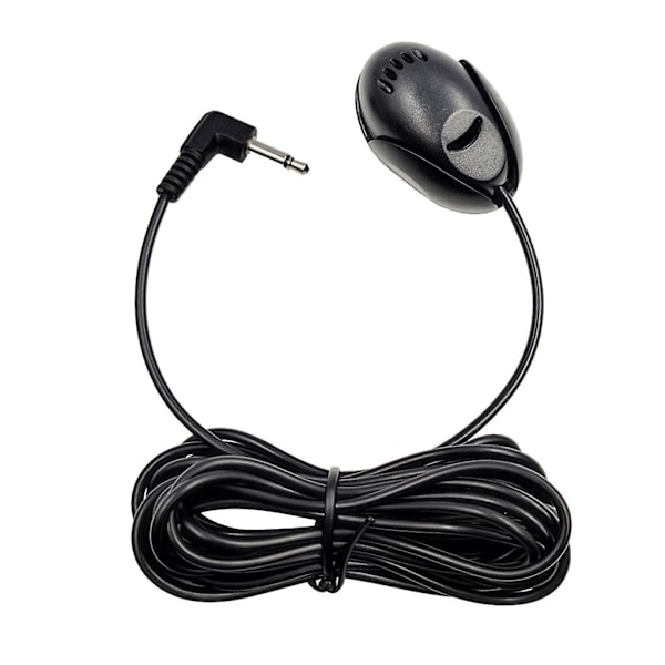 Ekstern Mikrofon Paste Mikrofon 3.5mm Bil Stereo Mikrofon til Bil GPS 2 pole mono-3.5mm elbow