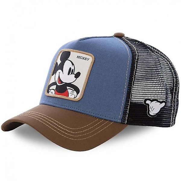 Trucker-lippis, unisex, urheilullinen baseball-verkkolippis, Mickey-lippis, Minnie-lippis, juoksulippis, hengittävä kesälippis (FMY) MICKEY Blue