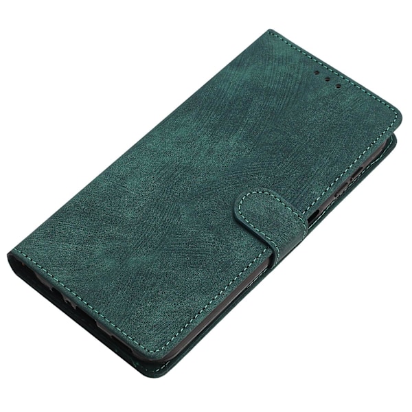 For Motorola Moto G54 5G Etui - Hudvenlig PU Læder Wallet Telefon Cover med Stativ (FMY) Green