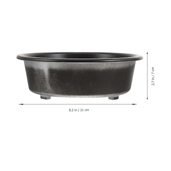 Popcornmaskin Inre Gryta Ersättning Inre Kokgryta Popcornmaskin Tillbehör (FMY) Black 21.00X21.00X7.00CM