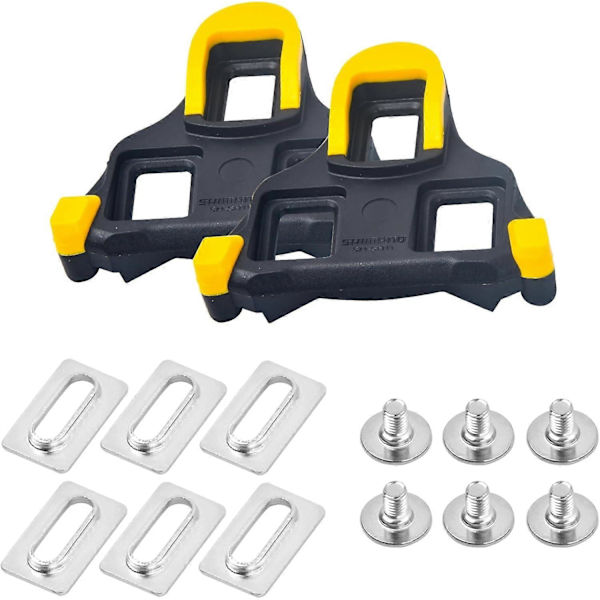 Maantiepyörän polkimet levyt lukot Shimano SPD SL:lle Tarkka Superkevyt Pyörän Lukot Spin-Kengille Yhteensopiva Shimano Lukot SPD SL (SM-SH10/S  (FMY)