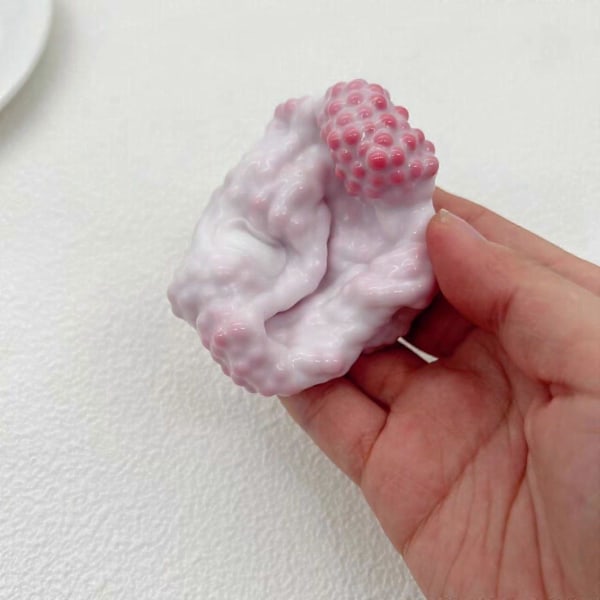 Drue Stressball Drue Stressball Formbar Vakuum Ball Stressball Stresslindring Fra Sensorisk Fidget Klem Legetøy (FMY) F