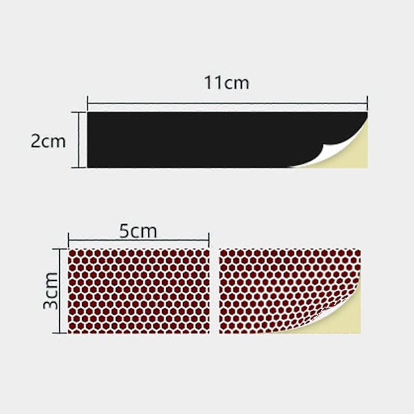 Tändsticksfosforpapper Tidsbesparande Självhäftande Vaxkakeform Förskurna Solida Tändsticksplån Ark Ljustillbehör (FMY) Brown