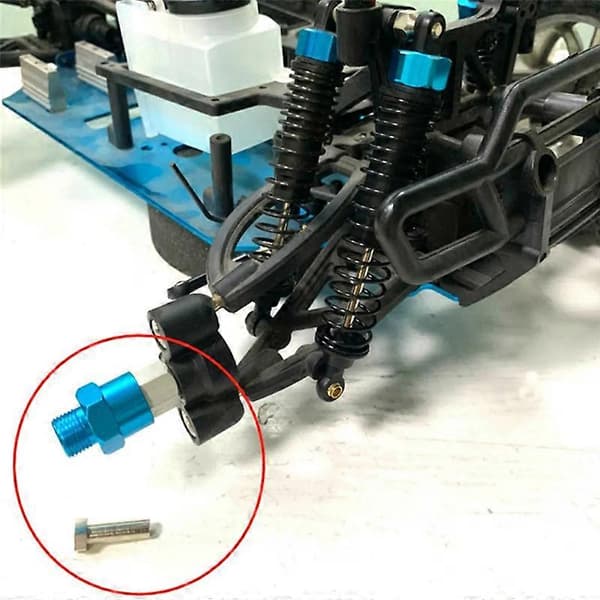 Hex Hubs -adapterin jatkomutterit 1/10 RC-autoon, vihreä (FMY)