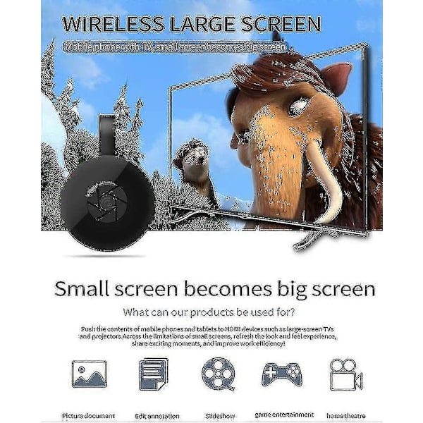 Heitä Kuvaa TV:hen HD-Laadulla, Android Streaming Stick - Striimaa YouTube, Netflix (FMY)