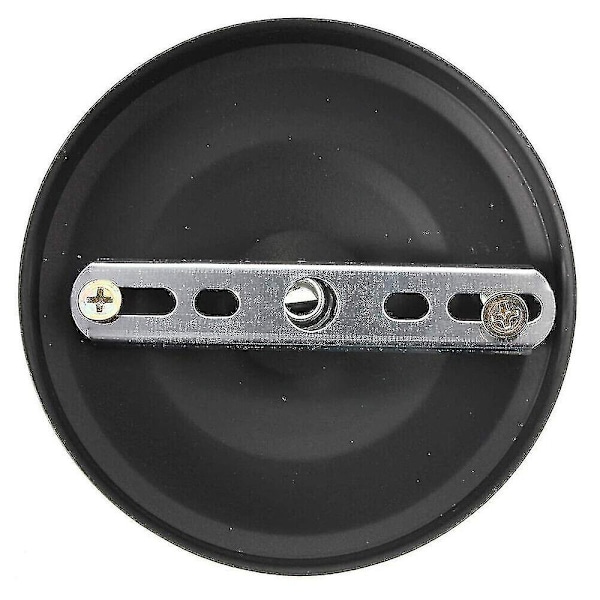 Vintage takkrok krokplateholder: Lysekrone lampemontering taksett (2 stk)  (FMY) Black