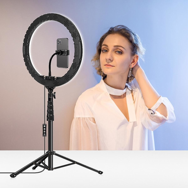 Ringlampe - Ringfyldlampe USB-drevet Fyldlys til Selfie Live Broadcast (FMY)