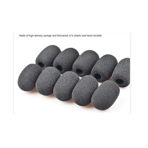 30 Par Højttaler Svamp Sleeve Blød Svamp Mikrofon Hoved Cover Skum Svamp Mic Cover Til Mikrofon (FMY)