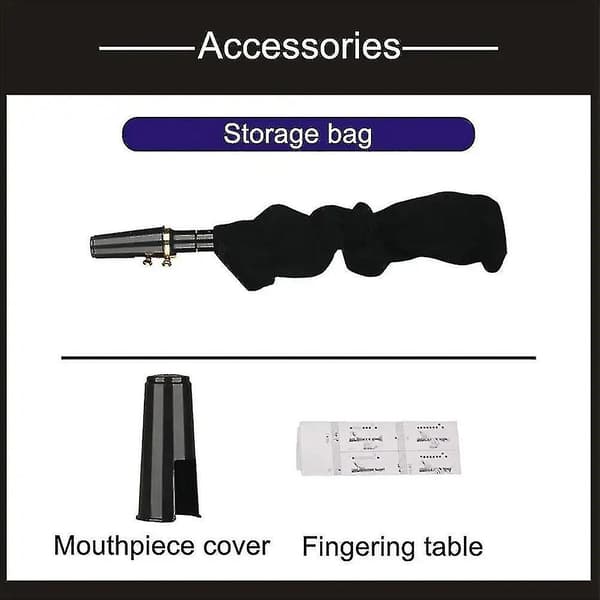 Taskukokoinen saksofoni Mini Portable Saxophone C-sävellajilla Pieni saksofoni kantolaukulla (FMY)