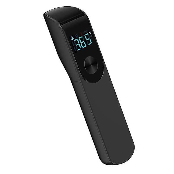 Otsalämpömittari, 3-in-1 Digitaalinen LCD-näyttö, Kuumehälytys, Lukeminen ja Muistitoiminto (FMY) Black