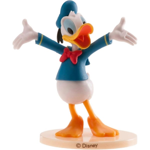 Dekorationstårta, Dekoration FÖDELSEDAG Kalle Anka - Disney Figur för Tårta - 8,5 cm 347148 Flerfärgad Unik Storlek  (FMY)