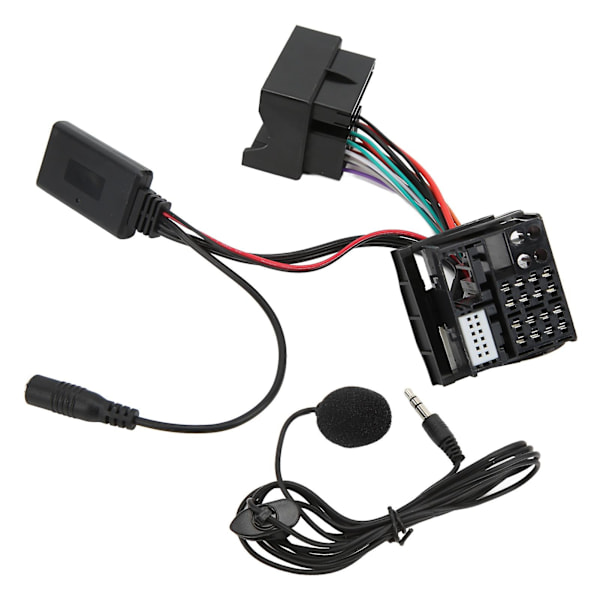 Bilstereo 40-polet Trådharness Adapter med Bluetooth Mikrofon AUX til Citroen C2 C3 C4 C6 (FMY)