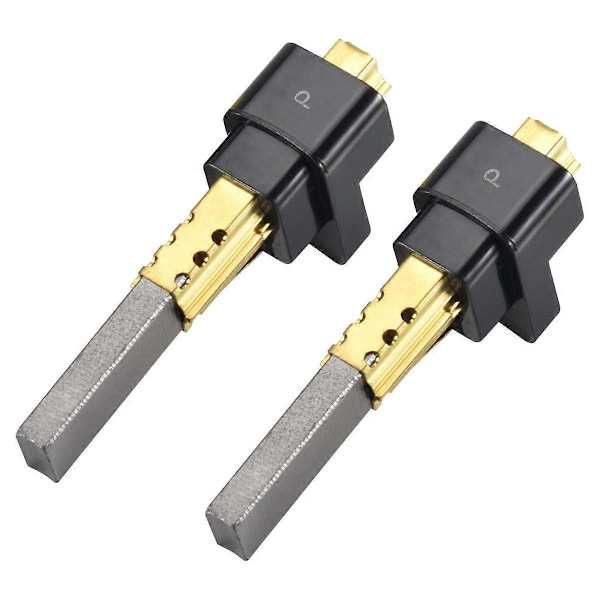 2 KPL Pölynimurin Moottorin Hiiliharja 6.5X11X32mm, Korkealaatuiset Pölynimurin Osat LG Pölynimurille (FMY) black gold
