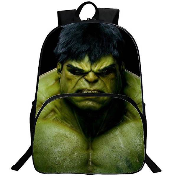 Lasten lahja Hulk-reppu Oppilaan koululaukku Piirretty lasten reppu  (FMY) B