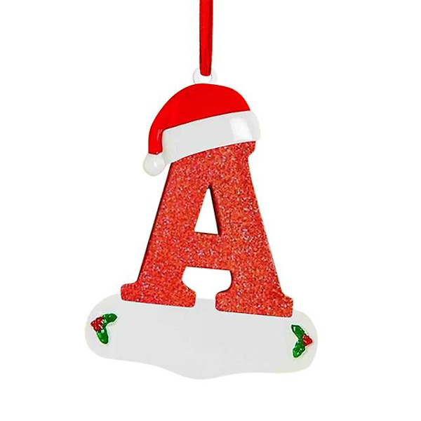 Julgranshänge 26 bokstäver God julpynt för hemmet Navidad DIY