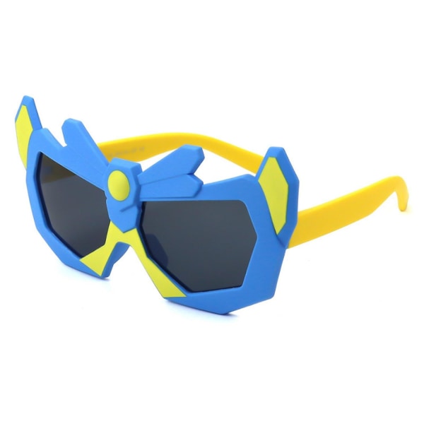 Barnesolbriller tegneserie polariserte barnebriller Solskjermspeil Uv-beskyttelse Barnebriller ---superman blå (FMY)