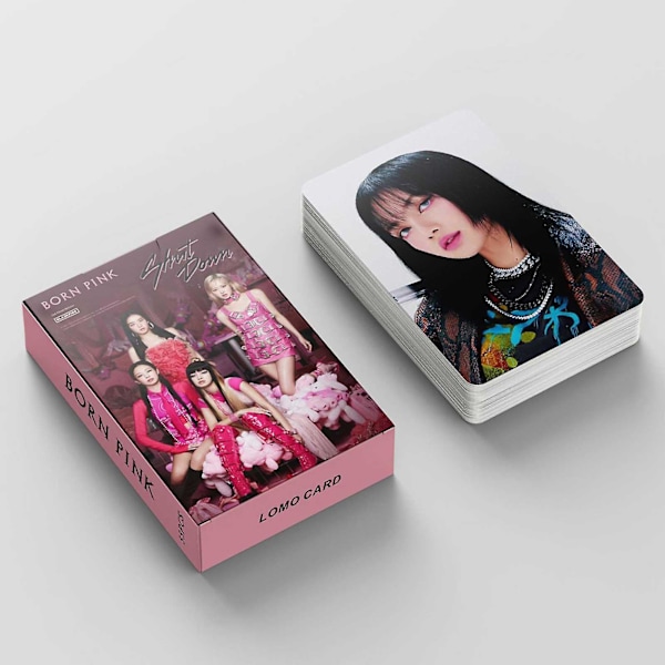 Blackpink Laser Fotocards Polaroid Slumpmässigt Litet Kort Set Mini Foto Kort Fans Present  (FMY) Small Card