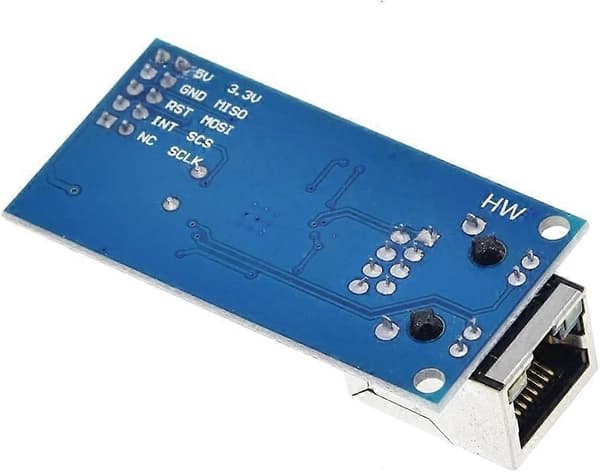 W5100 Ethernet Shield LAN Netværksmodul W5500 Kompatibel IP51 STM32 Microcontroller 32K Bytes SPI (FMY)