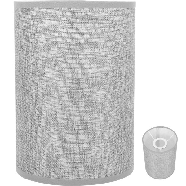 Bordlampe Gulvlampe Lampskærm Moderne Linned Lampskærm Vaskbar Lampskærm  (FMY) Grey 20.00X14.00X14.00CM