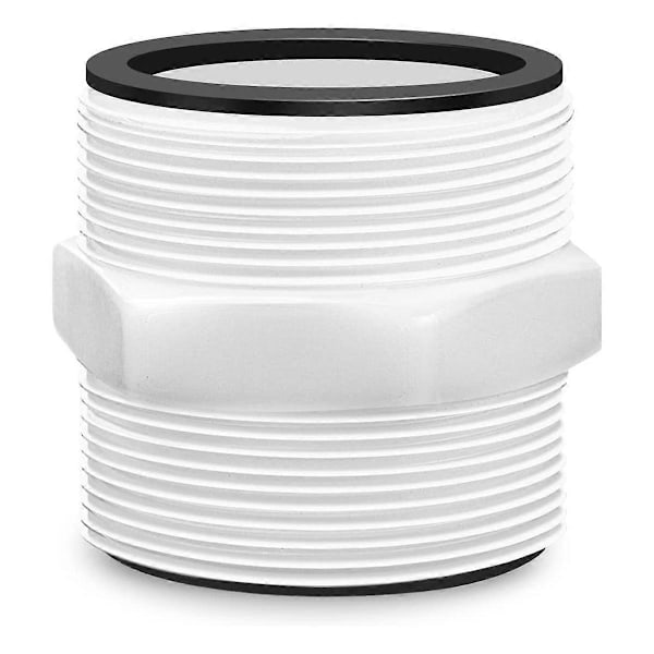Bassengslangeadapter 1,5 tommer for Intex Coleman bassengpumpe slange med ringpakninger Svømmebassengslange Ada (FMY) White