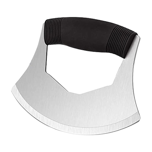 Pizza Cutter Rocker Hakker Skærer Kraftig Pizza Skive Køkkenredskab (FMY)