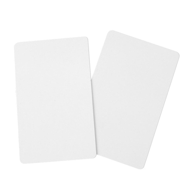 100 st RFID-kort 13,56 MHz Proximity Smart Cards S50 Omskrivbar kopieringsnyckel för accesskontrollsystem (FMY) White