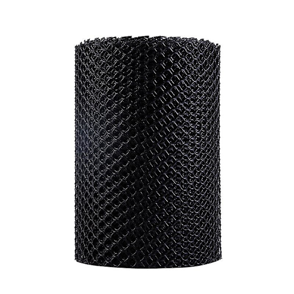 Plastrist netting for takrenner 6 m x 16 cm - Bladsikring for nedløpsrør - Med festeklips, forhindrer tilstopping av takrenner (FMY)
