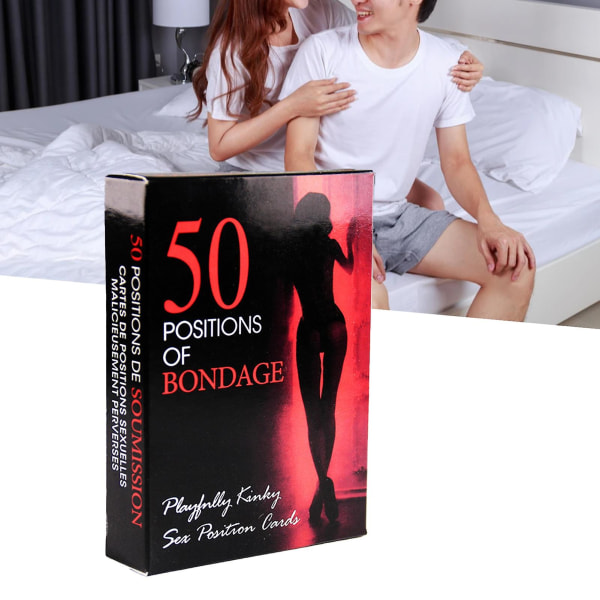 1 set suuntaa-antava mysteeri-seksipelikortti, interaktiivinen tunteva sänky-pelikortti pariskunnalle Kaesille (FMY) 3