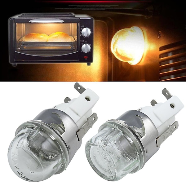 Ovnlys Keramisk Base 25W Rund til Hoved/Flad til Hoved Hærdet Glas Spænding (FMY) 25W round head