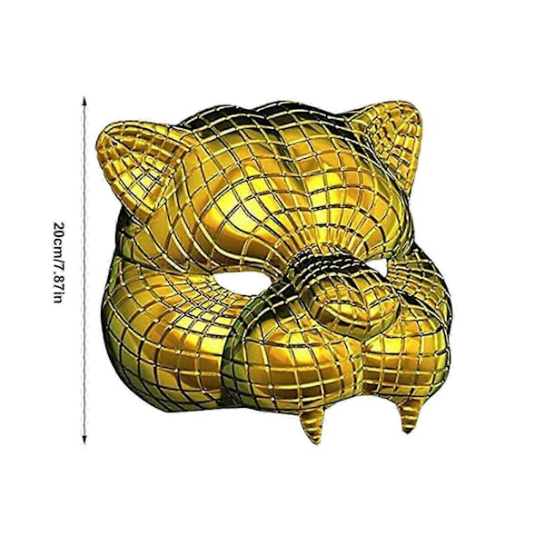 Squid Game Mask Cosplay Hjälm Koreansk TV-serie Maskeradrekvisita Halloweenfest Guld Triangel Fyrkant Cirkel Rund Sex Mask (FMY) D