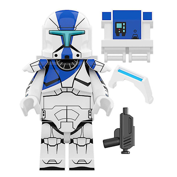 6 st Star Wars Republic Commando Samlade Byggklossfigurer Leksaker Barnpresent (FMY)