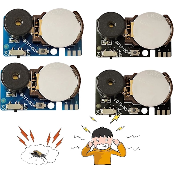 Random Noise Maker, 2024 Nyeste Random Noise Maker, Noise Maker, Prank Noise Maker til Fest (FMY) Blue and black pcs