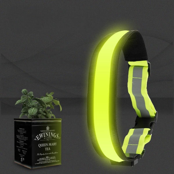 Led-løpende midjebelte - USB-oppladbart reflekterende glødende led-linning, blinkende sikkerhetslysbelte for løpere, joggere (FMY)