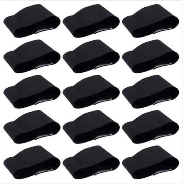 Elastisk armbind, begravelse svart sørgebånd armbind for multifunksjonell bruk DIY restaurant lagidrett sykehus skole 30 stk/parti (FMY) 15pcs