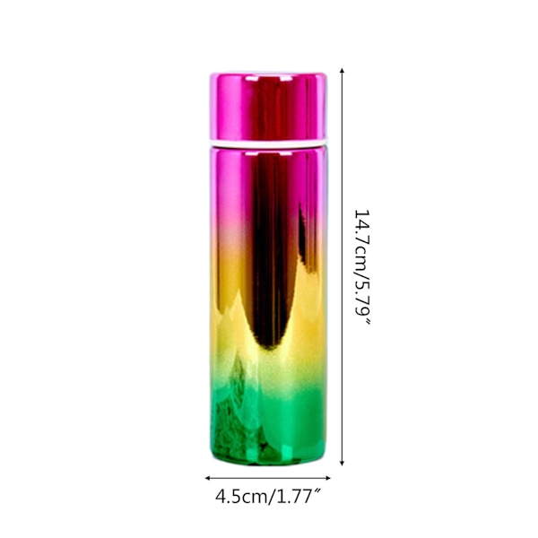 Mini Termoskopp 150ml Bærbar Rustfritt Stål Kaffe Vakuumflasker for Utendørs Reiser Liten Kapasitet Reise Drikk (FMY) Rose gold