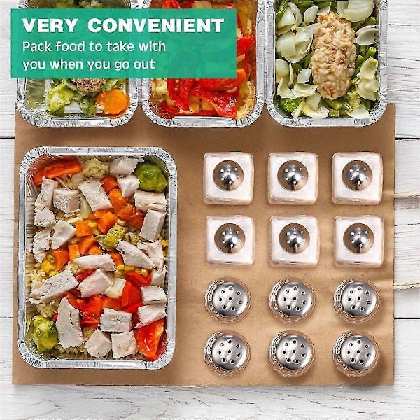 Mini Salt- og Peberbøsser Klare Krydderibøsser Små Krydderibøsser Gennemsigtige Krydderibøsser (FMY) Silver