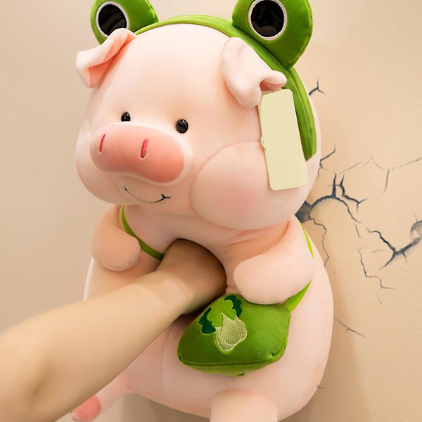 Piirretty Sika Plushie Rintarepun Kanssa Pehmeät Lelut Eläimen Hiustarralla Lapsille (FMY) Rabbit Pig 40cm