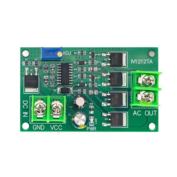 200w DC 12v till AC 12v Inverter 50hz Kvadratvåg Signalgenerator Modul 12w AC 12v till 220v Iv1212ta  (FMY)