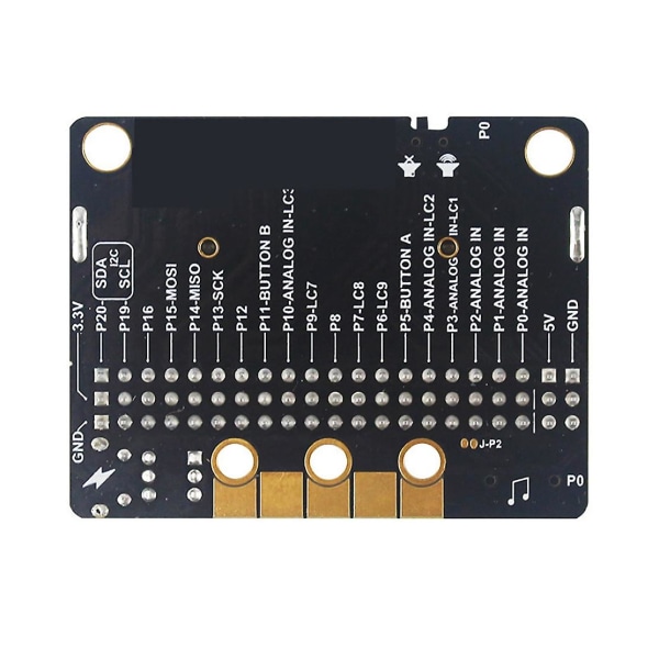 For Microbit Utvidelseskort Io Bit V2.0 :bit Horisontal Adapterplate (FMY) black