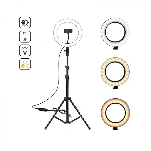 26 cm Fylllys Ring Light Supplementary Light Led Light Folding Fill Light (FMY)