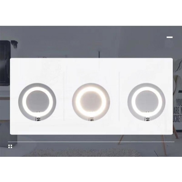 30cm Selfie Ringlys, dæmpbar Desktop LED Lampe Kamera Ringlys (FMY)
