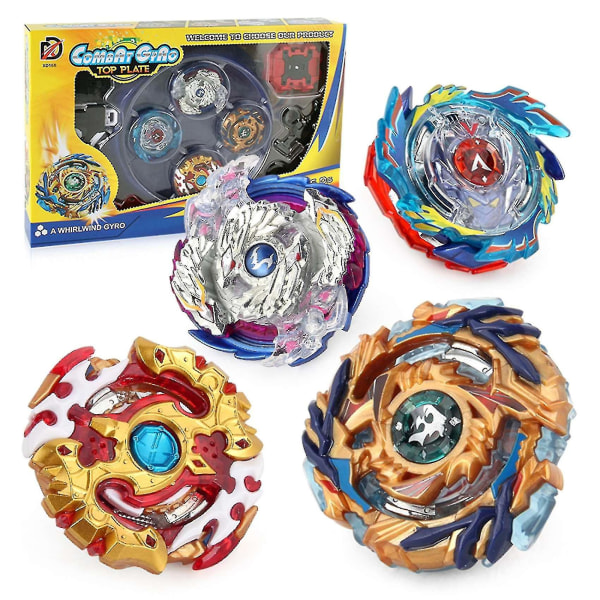 Kompatibel Medkompatibel Withdiy Xd168-6a 4 i 1 Beyblade Set Toys B79 B100 B73 Burst Bey Blades (FMY)