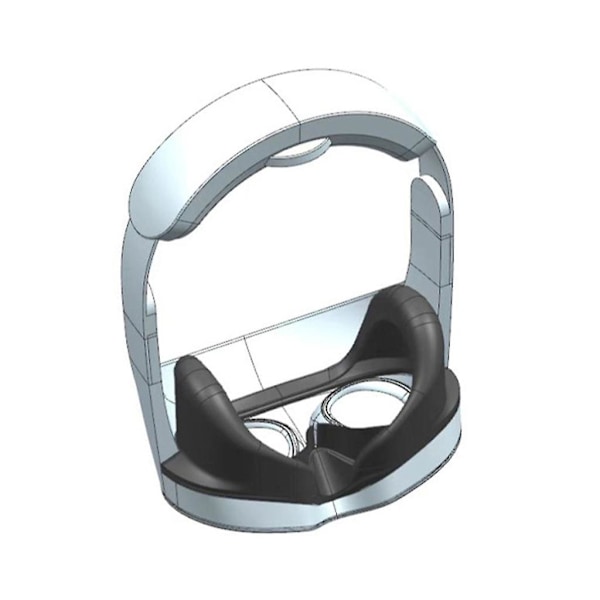 Til Meta Quest Pro Alt-i-en Maskine Skygge VR Briller Silikone Øjenmaske Pude (FMY)