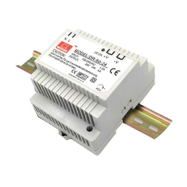 -60-12 Transformer 12 Volt 5 Ampere Industriel Din Skinne Strømforsyning 220v Ac Til 12v Dc Strømforsyning(24  (FMY)