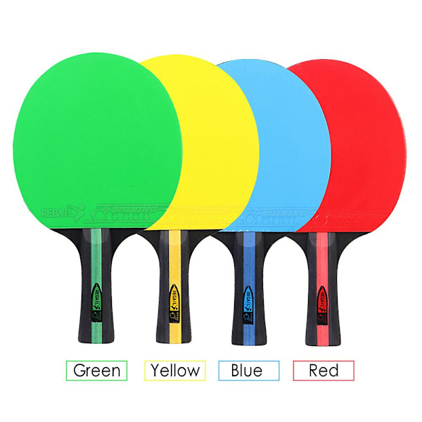 Ping Pong-racket Bordtennisracket med Bärväska (FMY) Yellow Only paddle