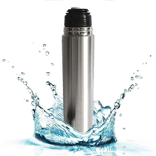 Thermos Termos i rostfritt stål, dubbelväggig, diskmaskinsäker, kaffe termos, te termos (FMY)